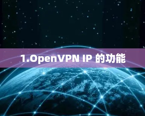 1.OpenVPN IP 的功能 1.OpenVPN IP 的功能