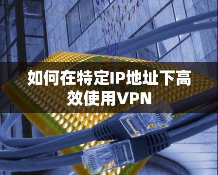 如何在特定IP地址下高效使用VPN